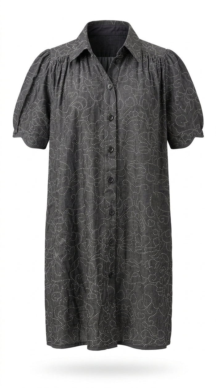 Megan Dress Metal Studs