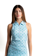 Stella Zip Top Blue Diamond