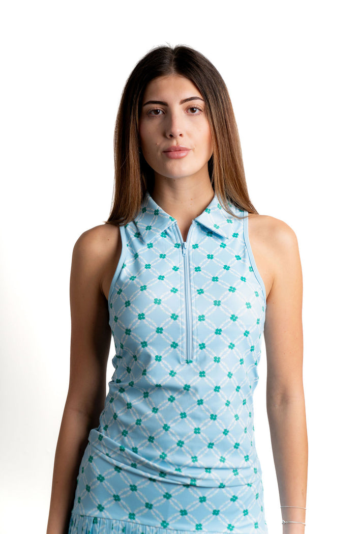 Stella Zip Top Blue Diamond