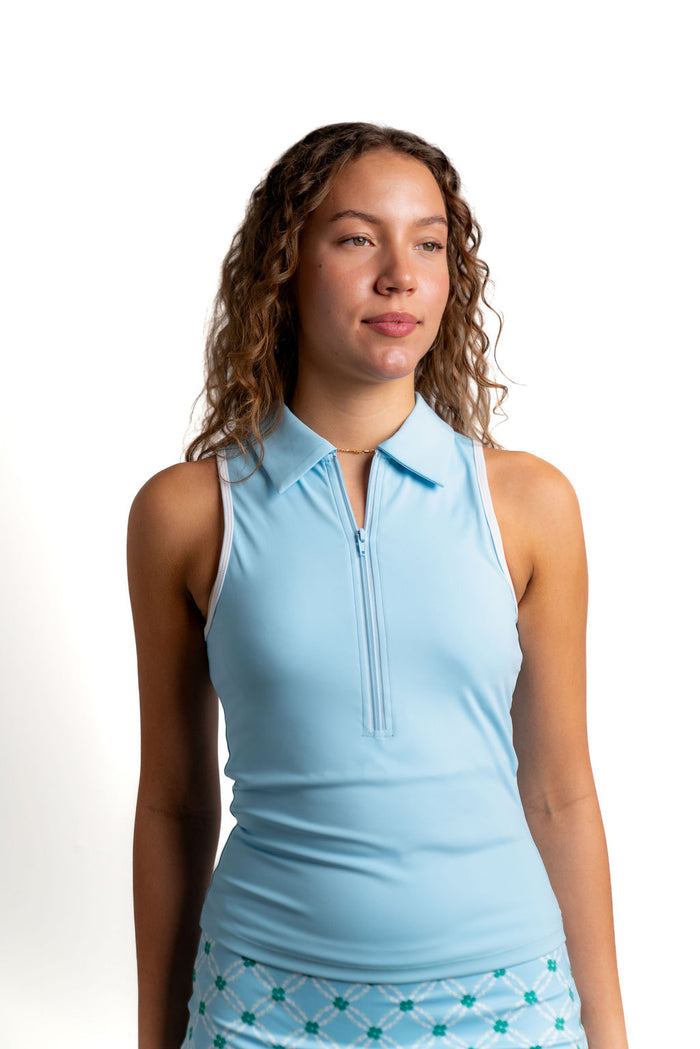 Stella Zip Top Crystal Blue