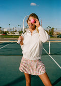 Cora Pleated Skirt Pink Floral