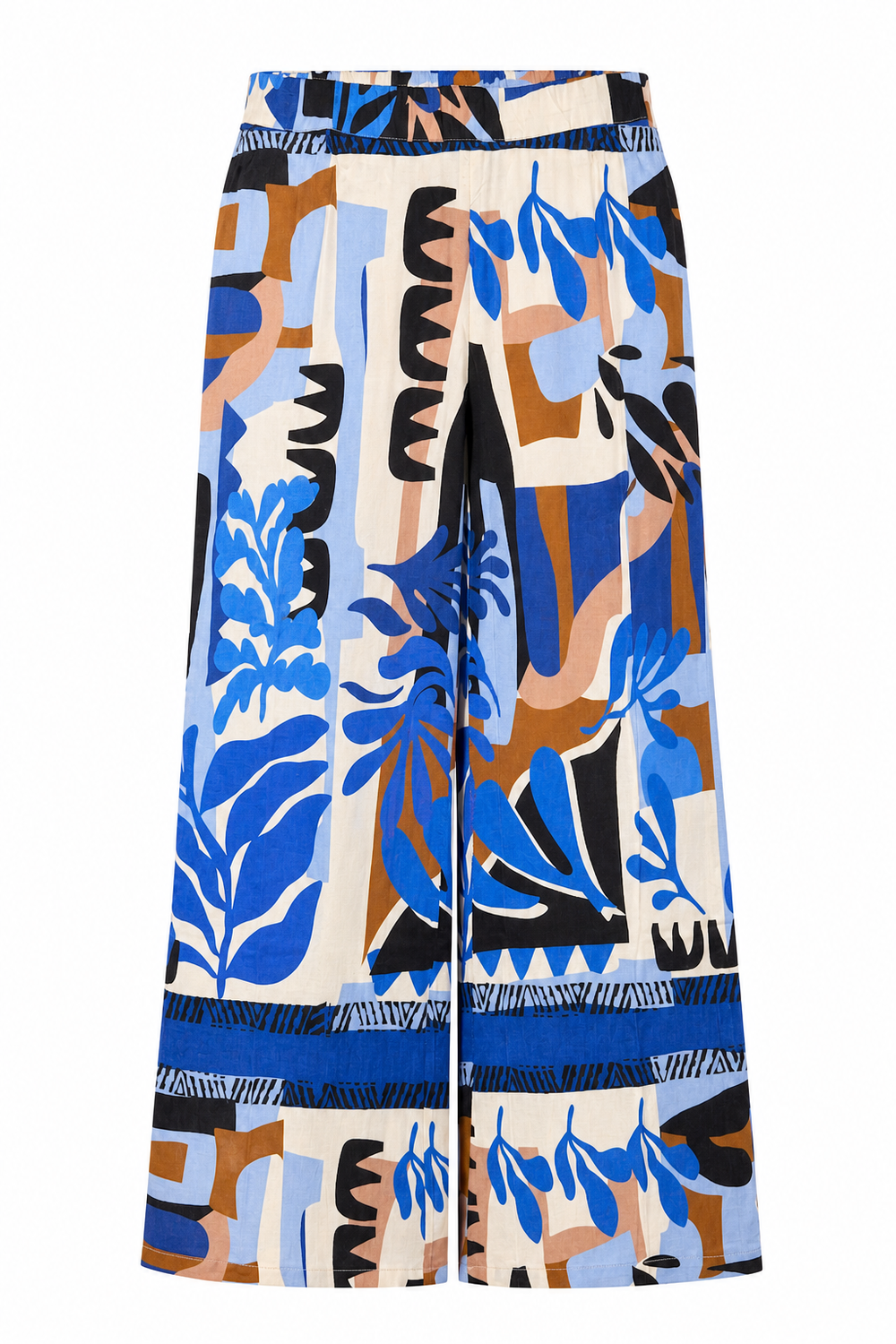 Palazzo Pants Scarf Print