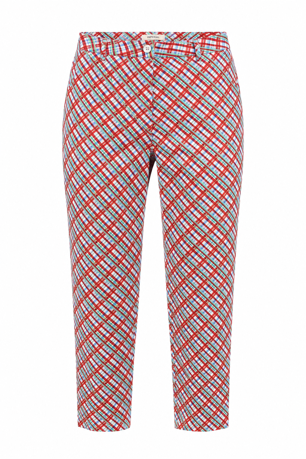 Golf Pants Red Plaid