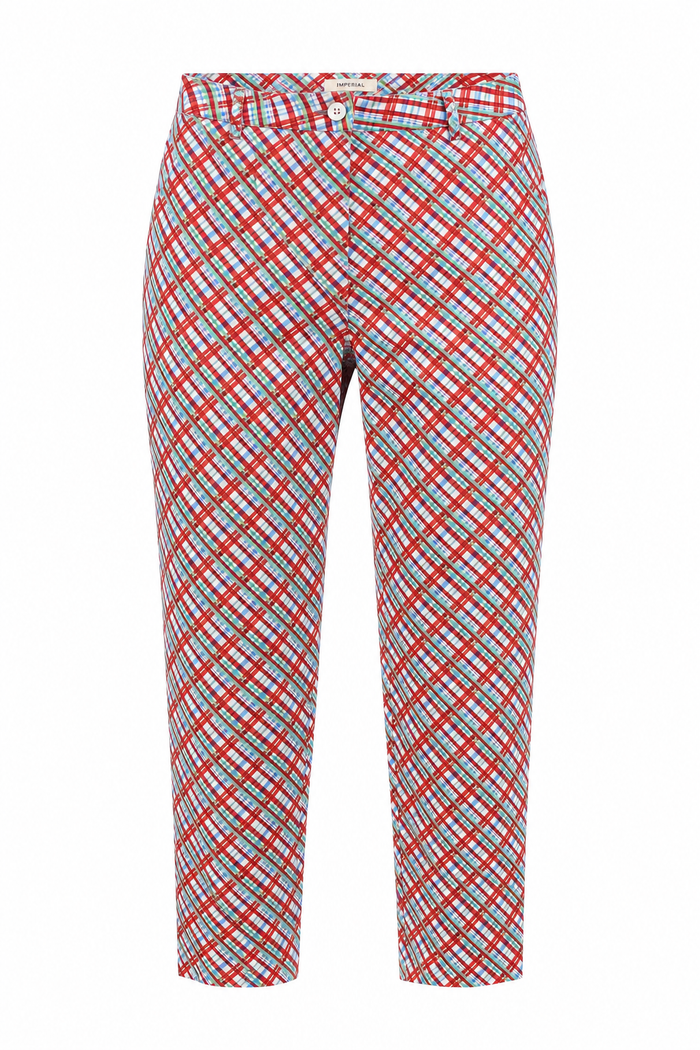 Golf Pants Red Plaid