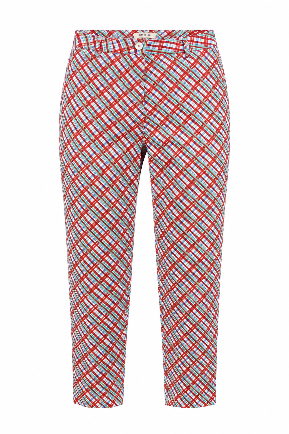 Golf Pants Red Plaid