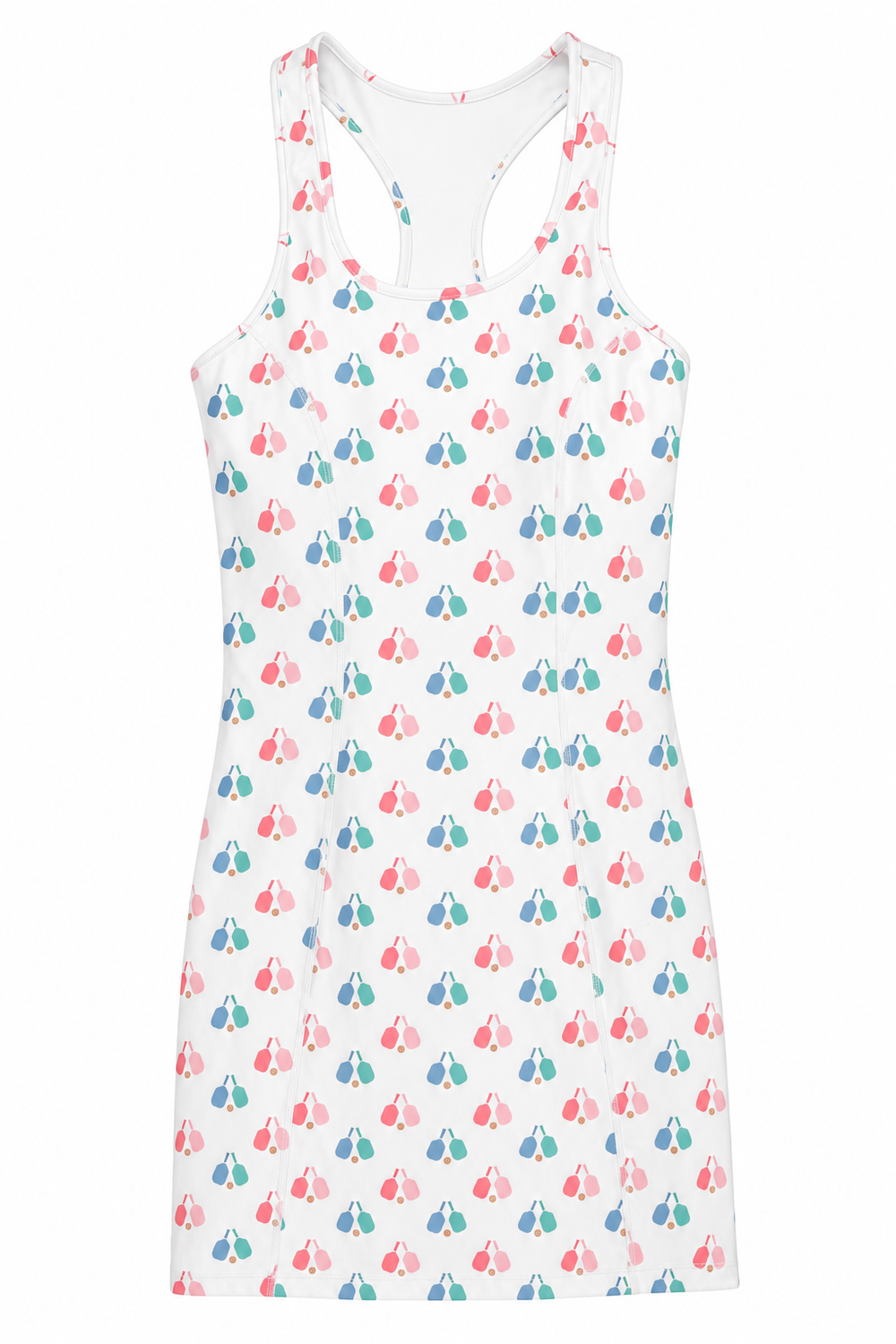 Scoop Neck Dress Pickleball Pink