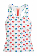Scoop Neck Top Pickleball Red