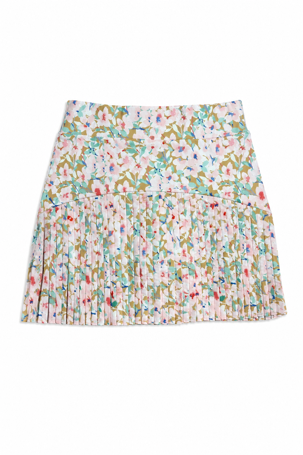 Cora Pleated Skirt Pink Floral