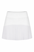 Pleated Skirt White
