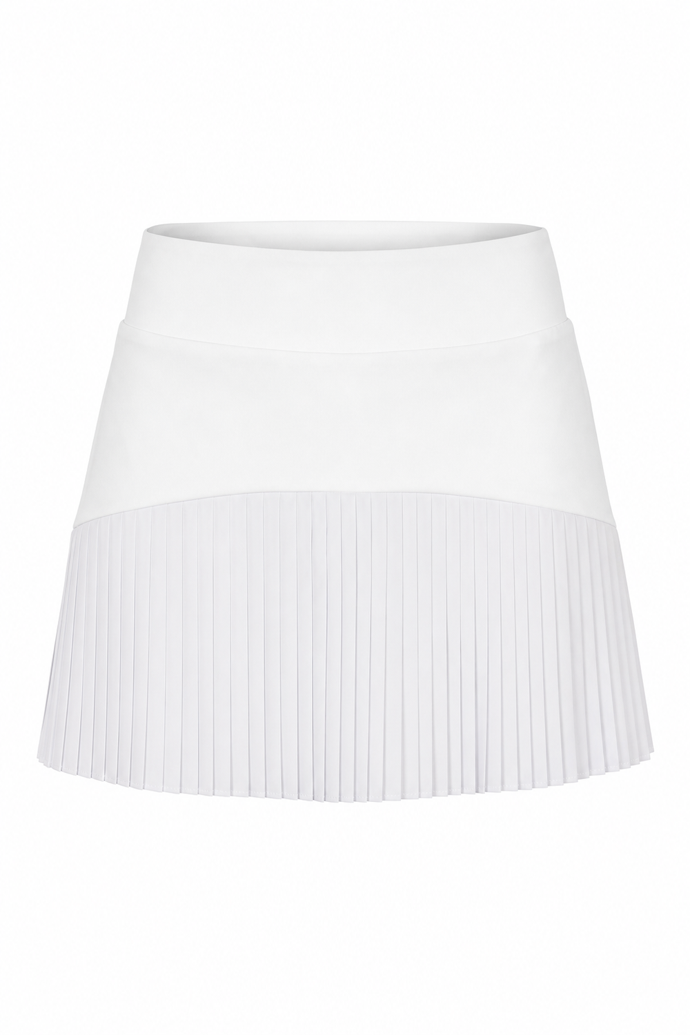 Pleated Skirt White