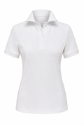 Henley Polo Top White