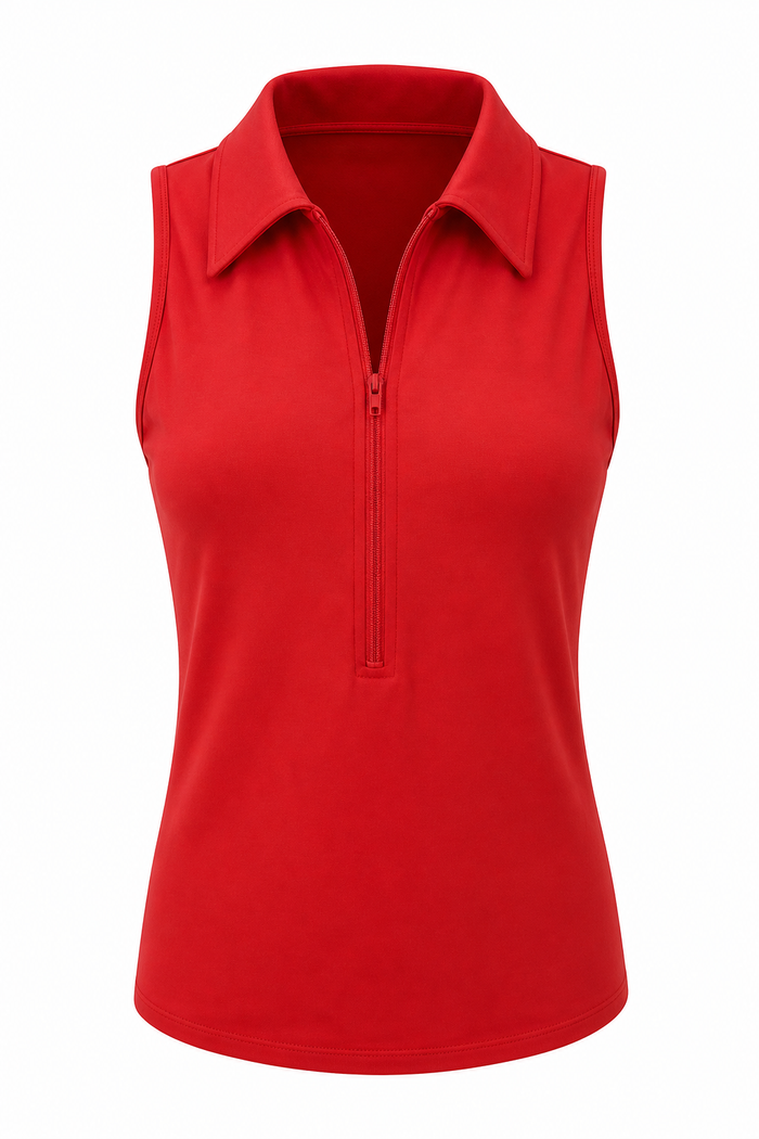 Stella Zip Top Red
