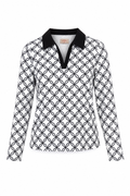 Rowan Long Sleeve Top Black Diamond Floral