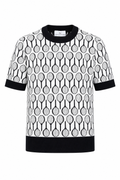 Short Sleeve Crew Neck Sweater Golf Balls