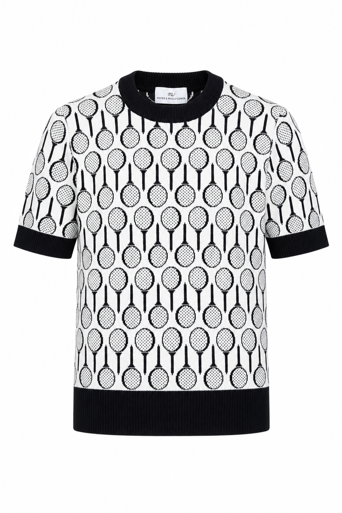 Short Sleeve Crew Neck Sweater Golf Balls