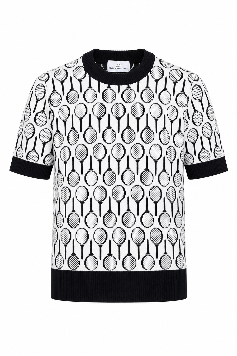Short Sleeve Crew Neck Sweater Golf Balls
