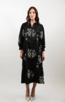 Sarah Maxi Dress Black Crewel