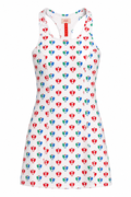Scoop Neck Dress Pickleball Red
