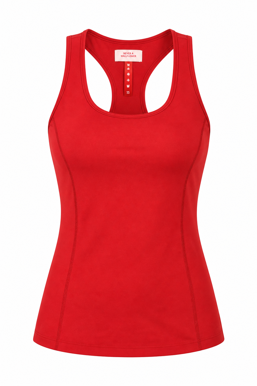 Scoop Neck Tank Red