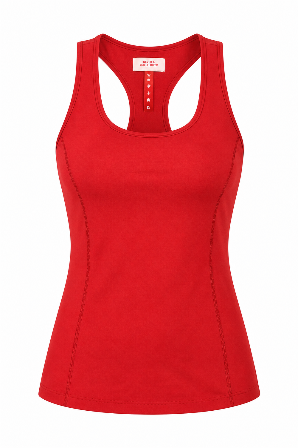 Scoop Neck Tank Red