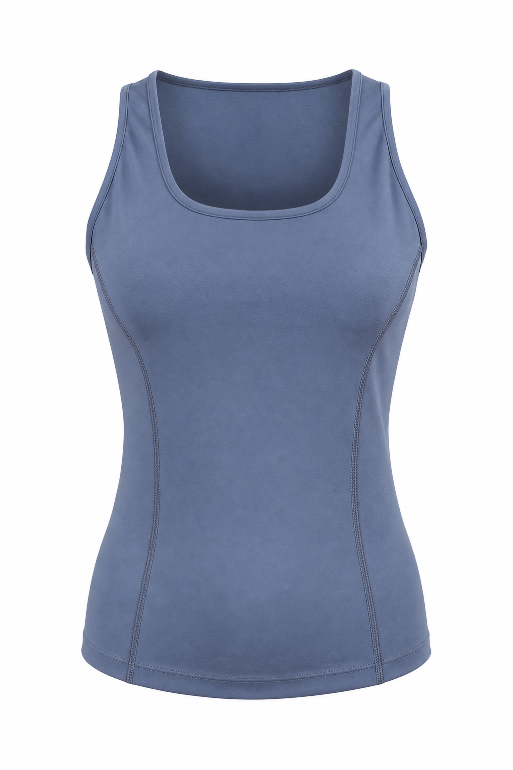 Scoop Neck Top Blue