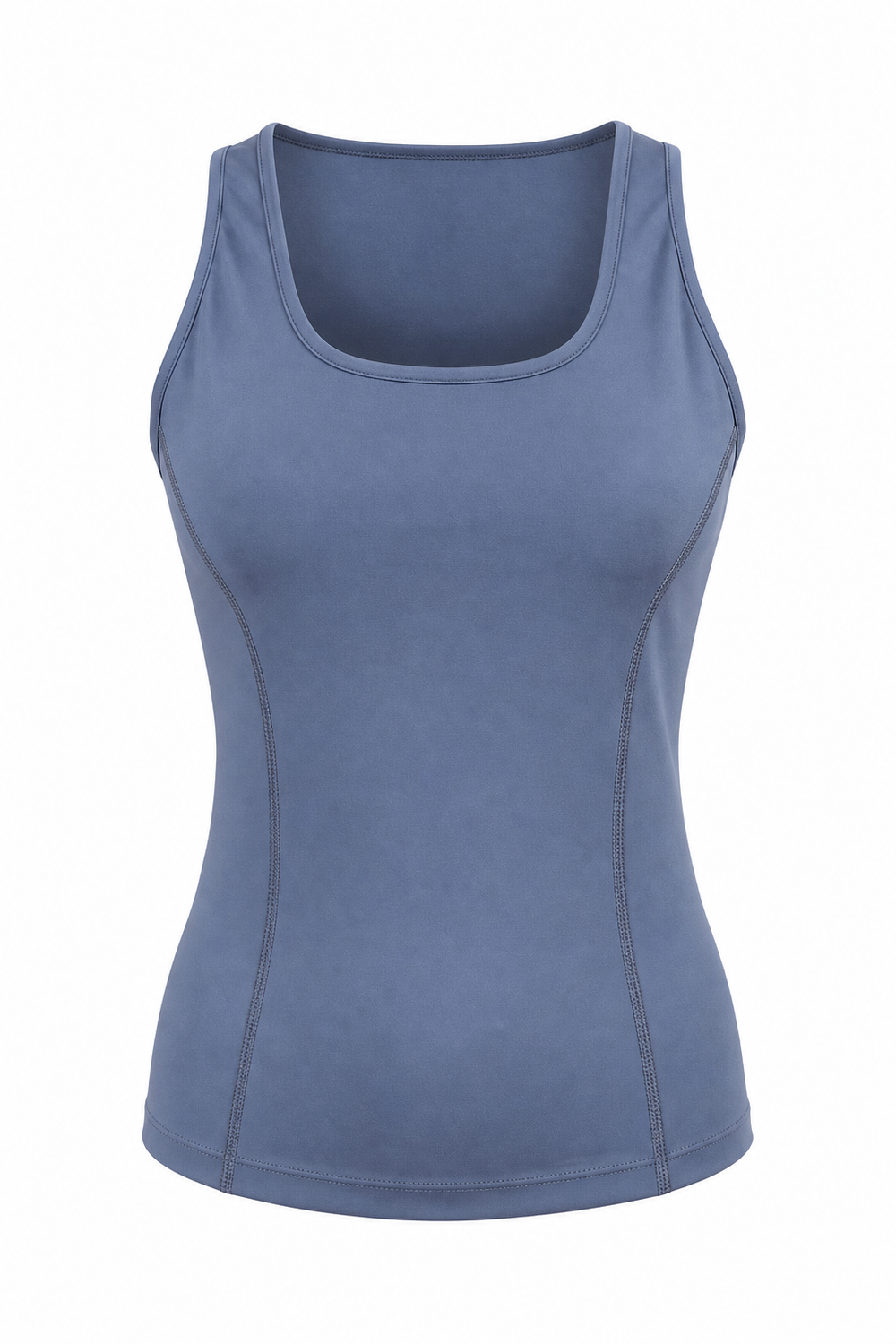 Scoop Neck Top Blue