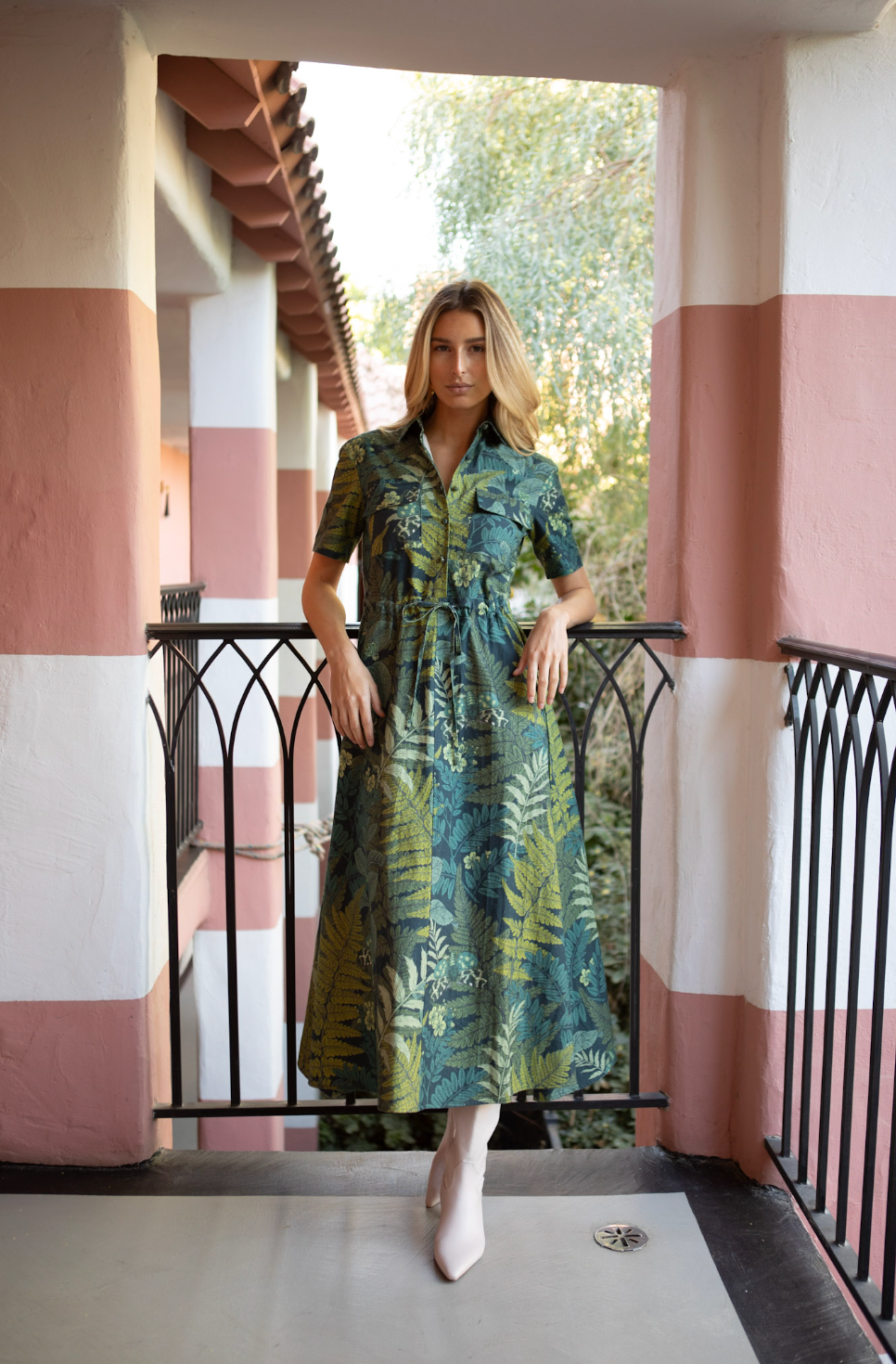 Kelli Maxi Dress Midnight Fern