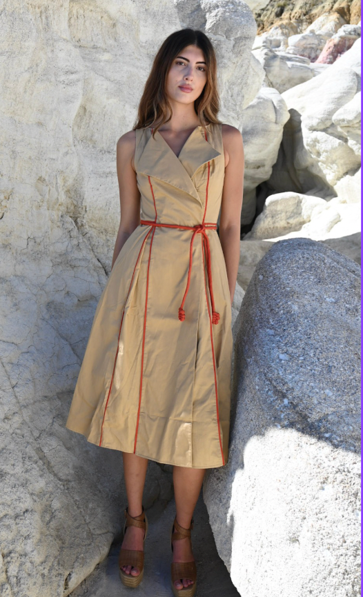 Florentine Wrap Dress White