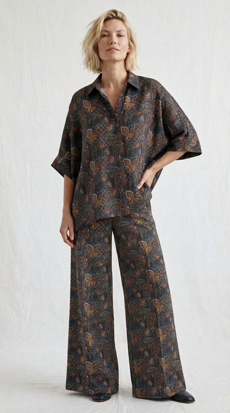 Shreveport Top Fishtail Poly Twill