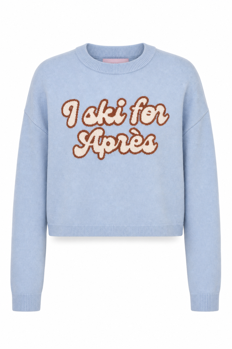 I Ski For Apres - Blue