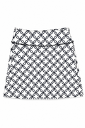 Emma Straight Skirt Black Diamond Floral