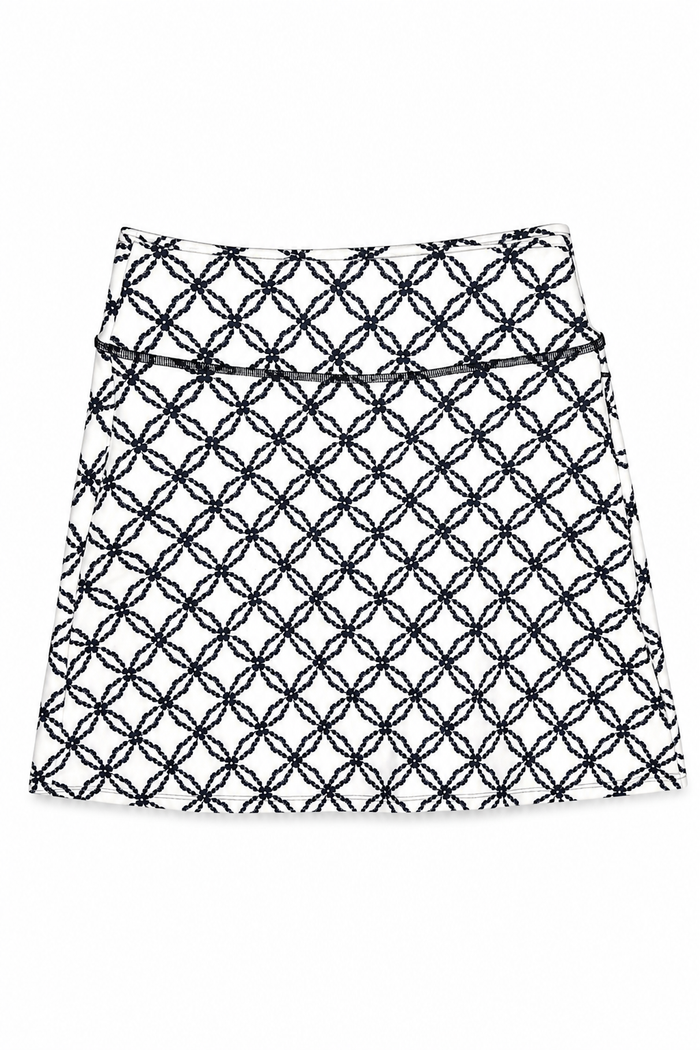 Emma Straight Skirt Black Diamond Floral