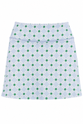 Emma Straight Skirt Blue Diamond Floral