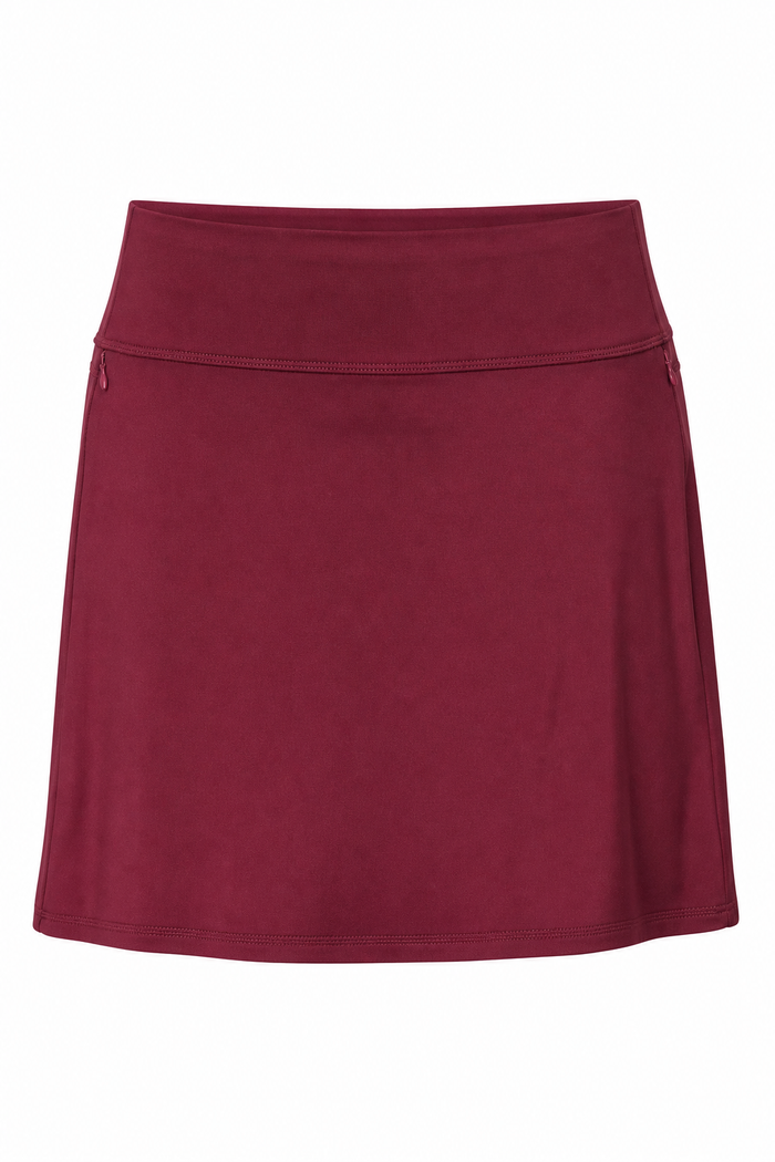 Emma Straight Skirt Burgundy