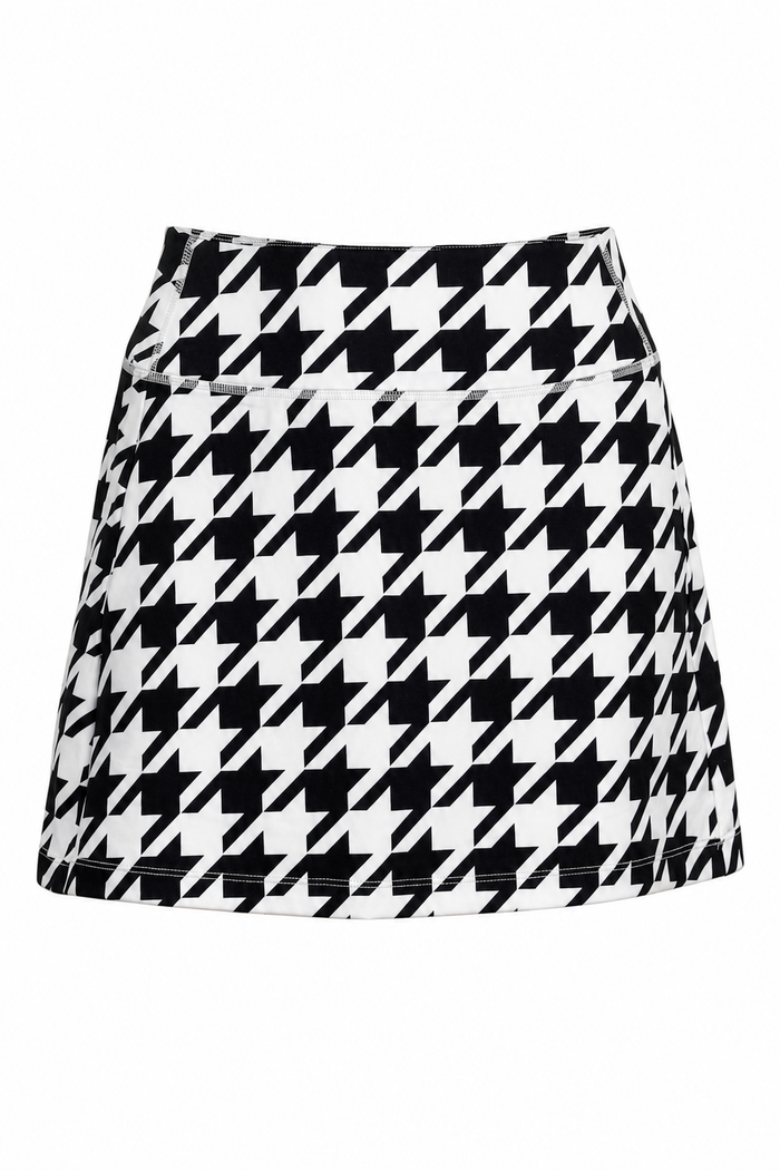 Straight Skirt Houndstooth