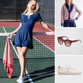Henley Button Dress Navy