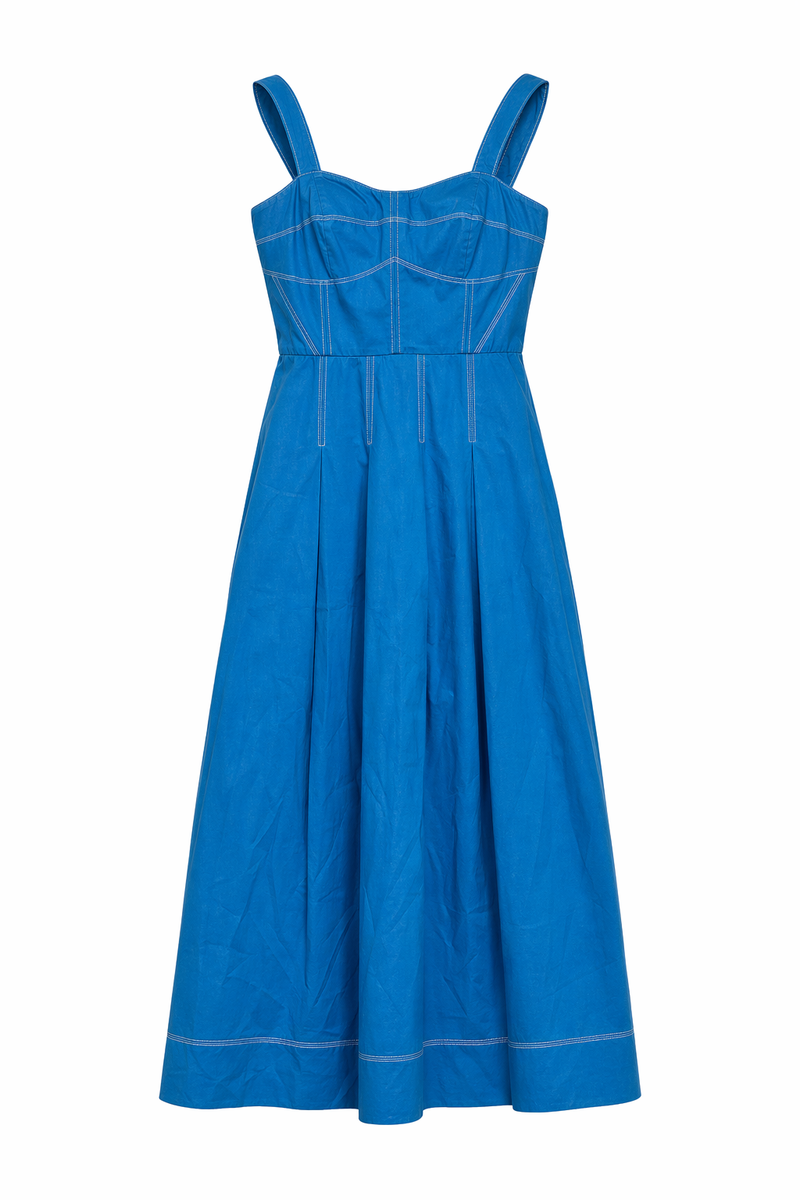 Sweetheart Midi Ocean Blue