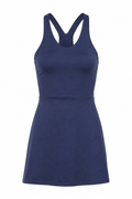 V Neck Tank Dress Navy