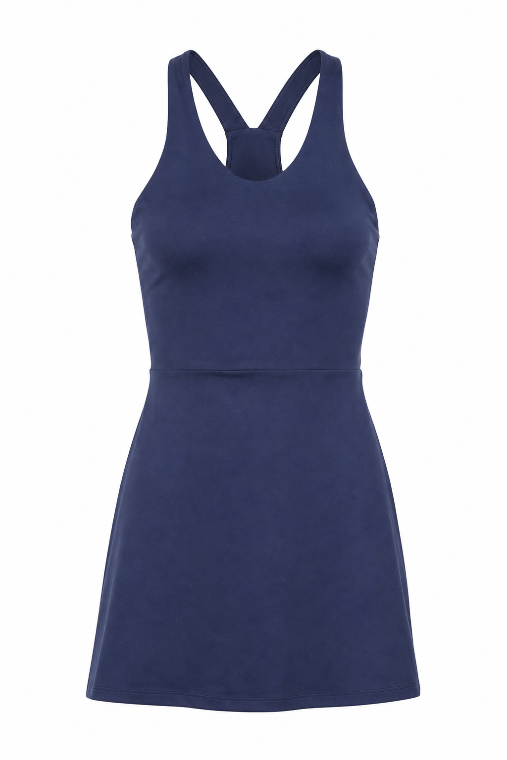 V Neck Tank Dress Navy