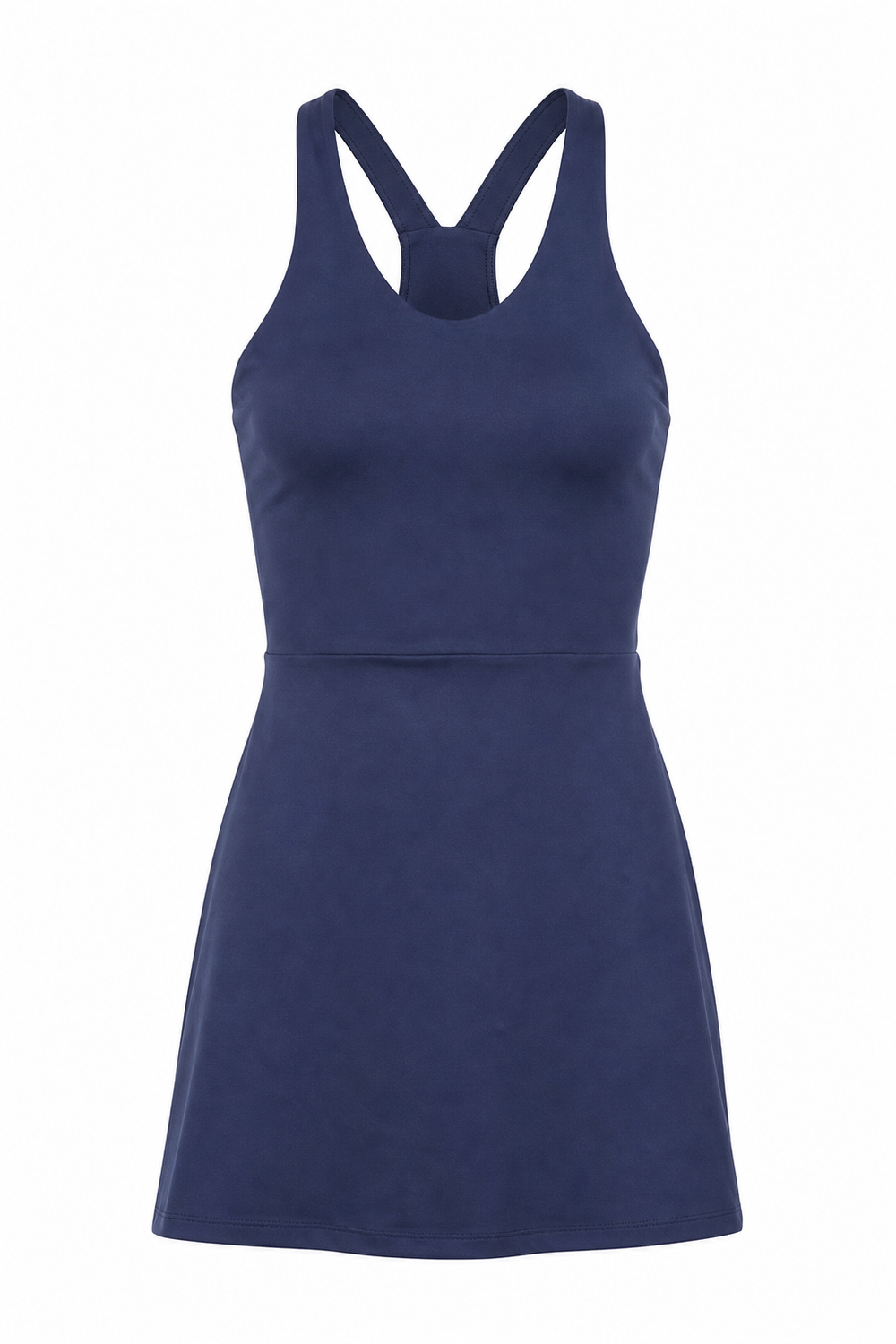 V Neck Tank Dress Navy