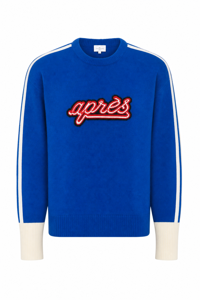 Apres Intarsia Sweater Blue