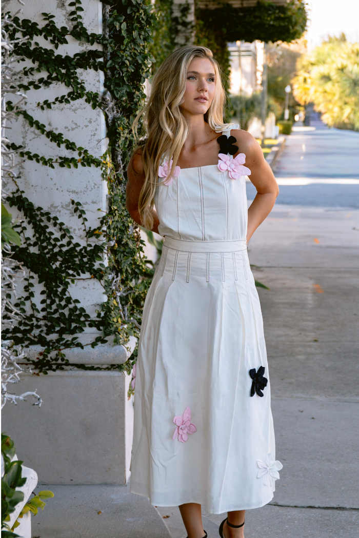 Midi Skirt 3D Orchid