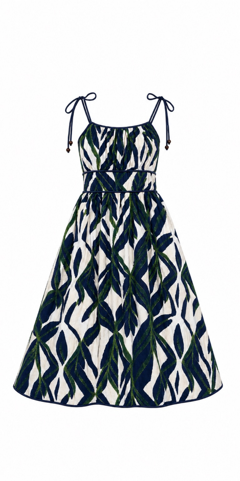 Grasse Piped Sundress Vines