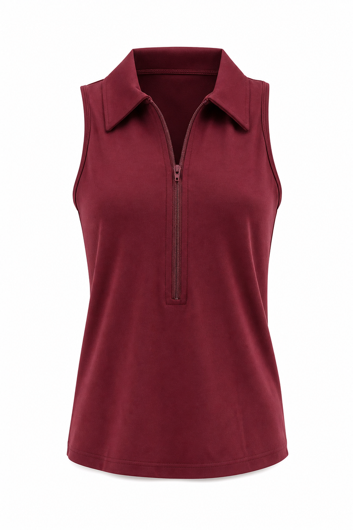 Stella Zip Top Burgundy