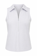 Stella Zip Top White