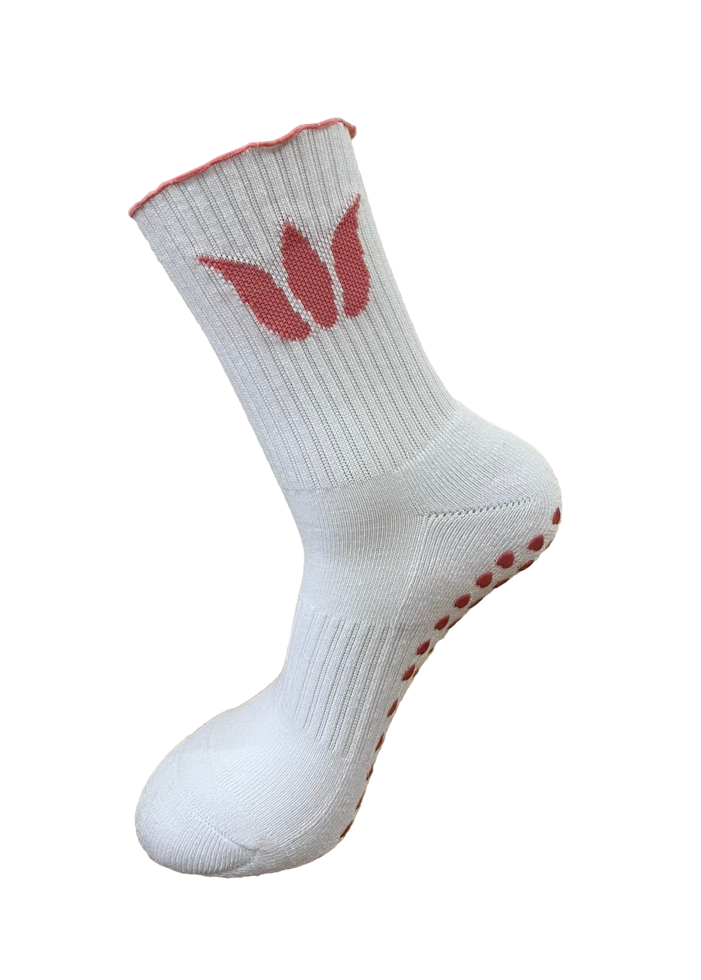 Socks White & Pink
