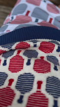 Short Sleeve Crew Neck Sweater Pickleball Racquets