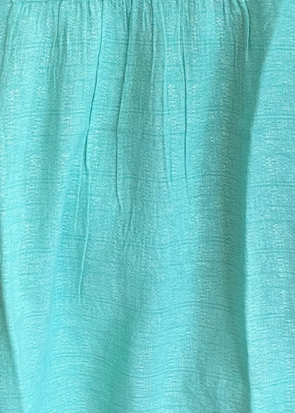 High Neck Dress - Aqua Blue