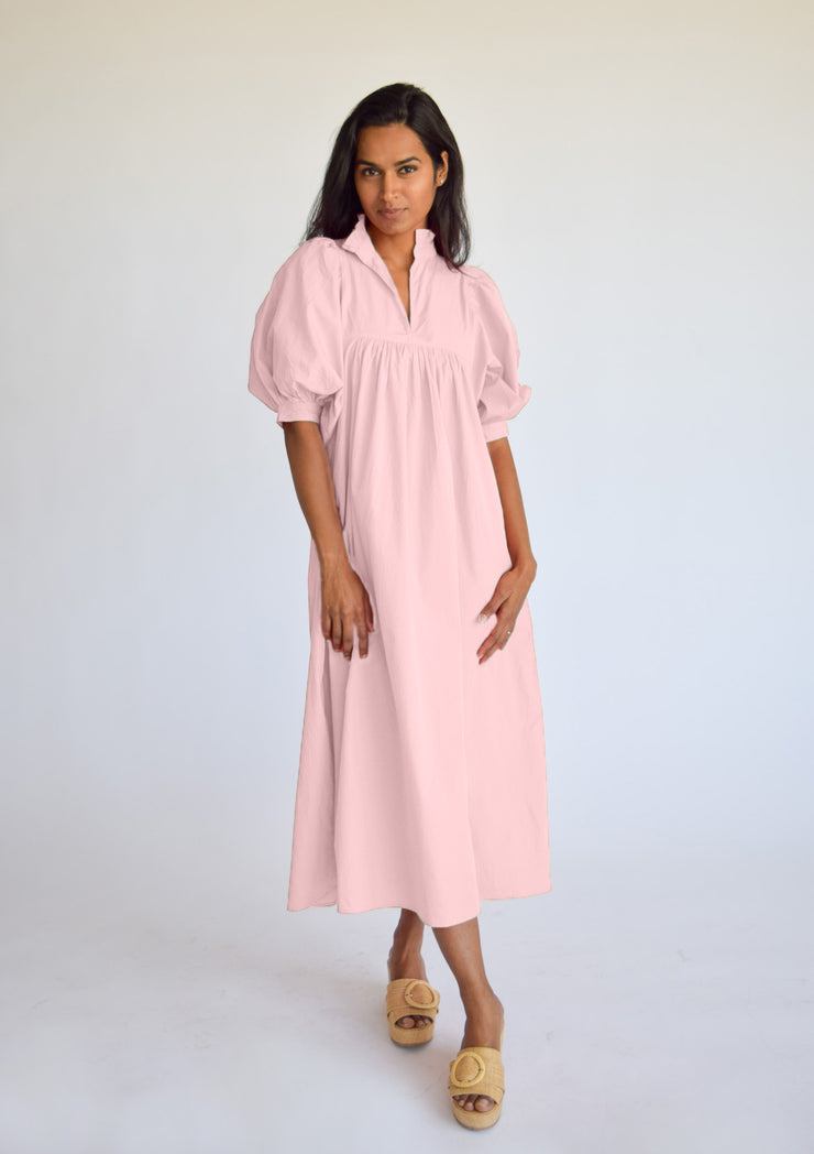 High Neck Midi Blush
