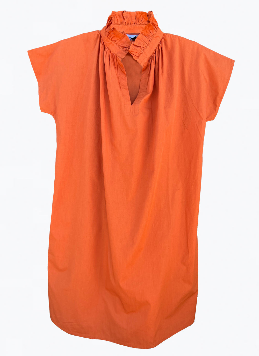 burnt orange short sleeve dress Zoe Short Sleeve Shirt Dress - Burnt Orange